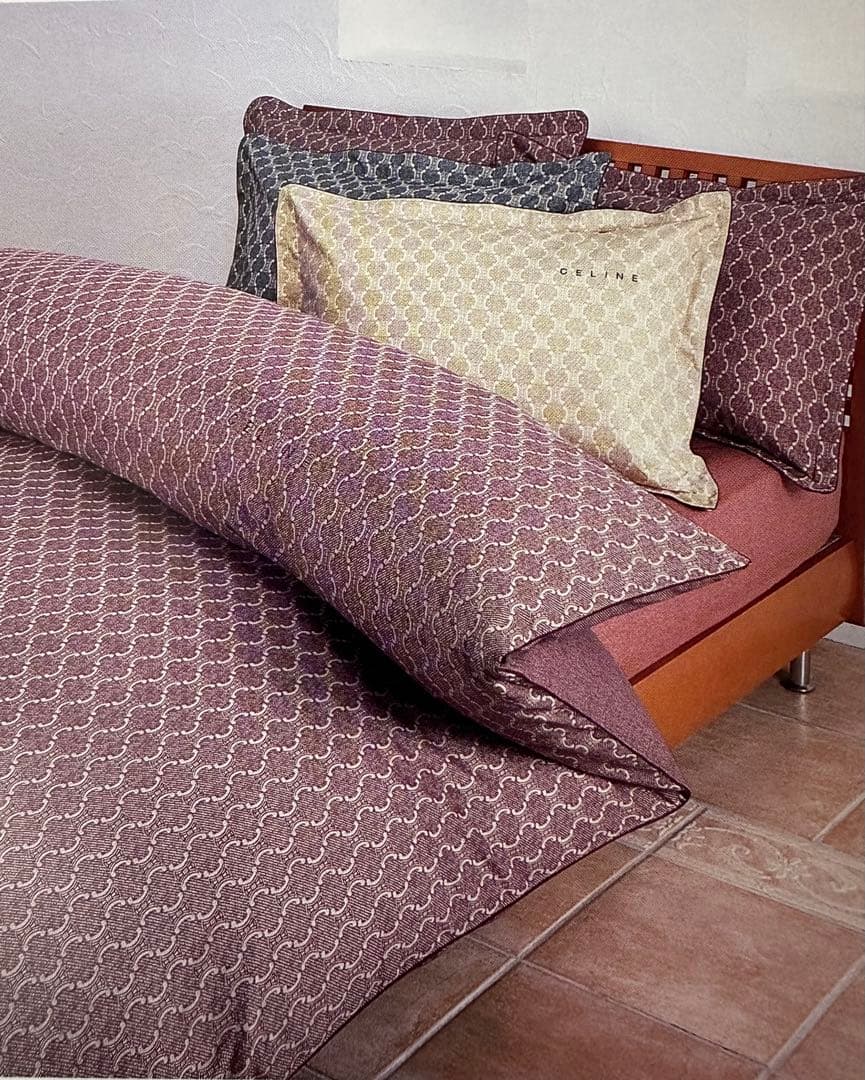 ✨新品未使用✨CELINE 貴重マカダム柄ピロケースカバー セット