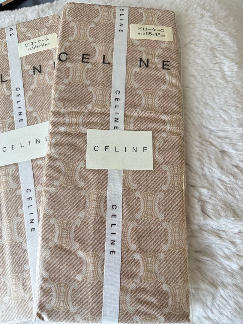 ✨新品未使用✨CELINE 貴重マカダム柄ピロケースカバー セット