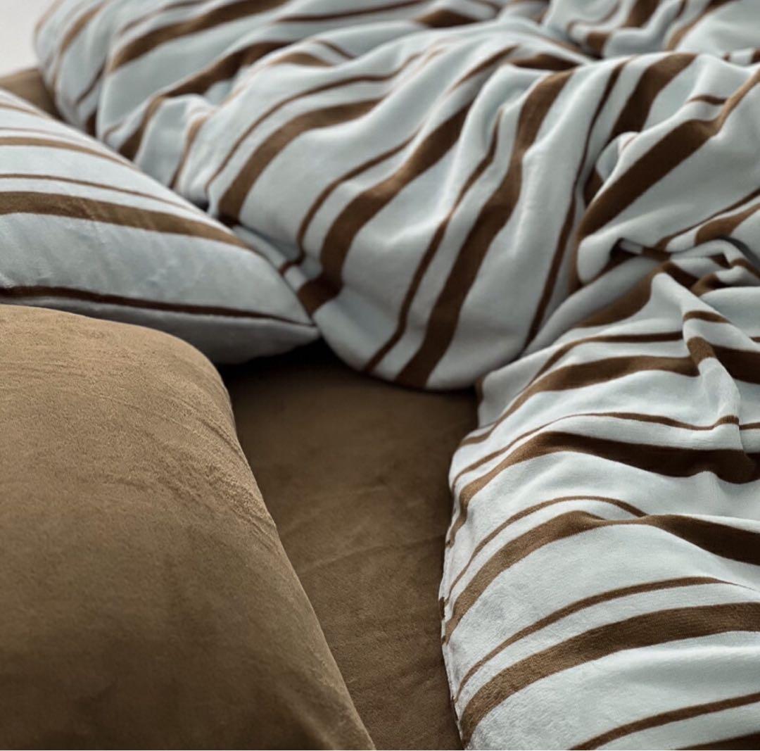 未開封mint×brown 布団カバーセットART OF BLACK