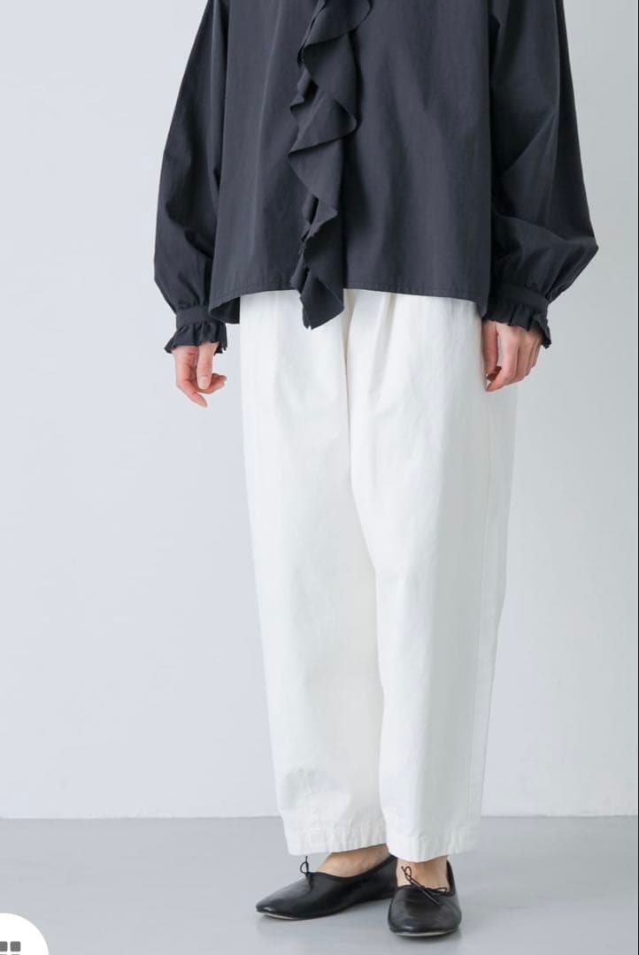 未使用^_^かぐれ★コットンクロップドパンツ