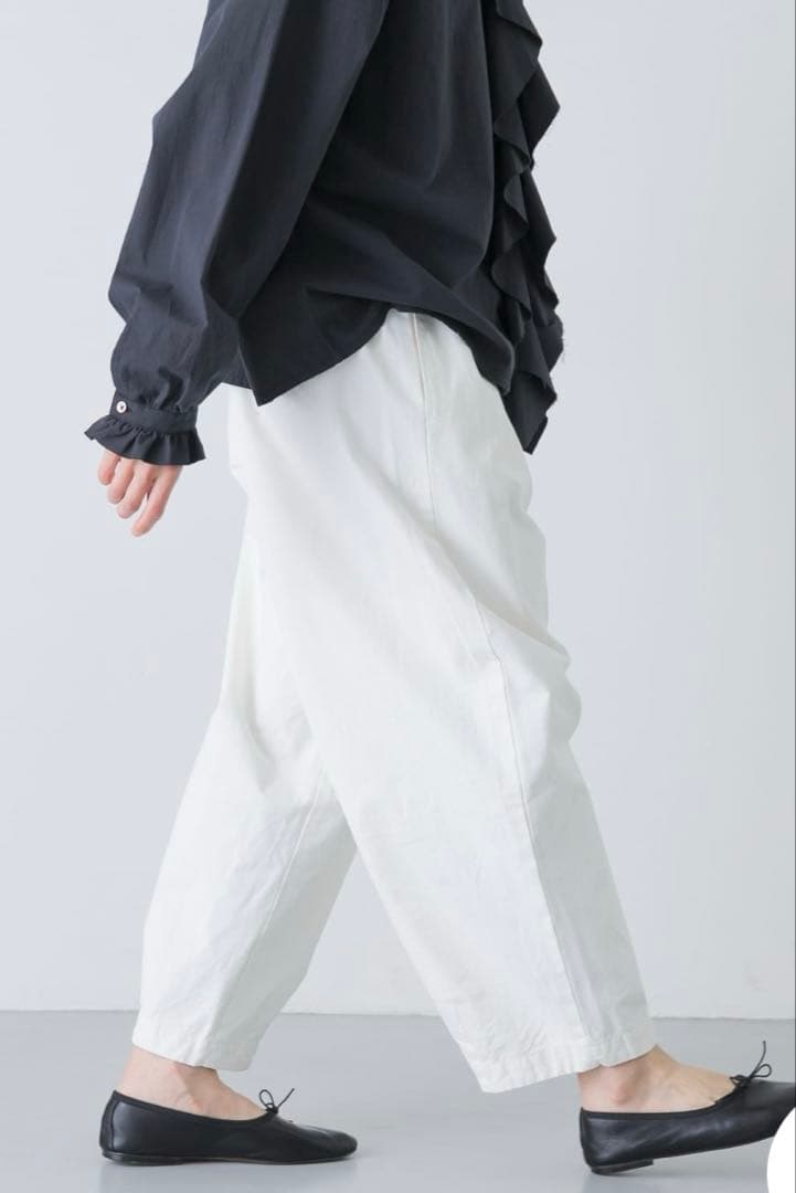 未使用^_^かぐれ★コットンクロップドパンツ