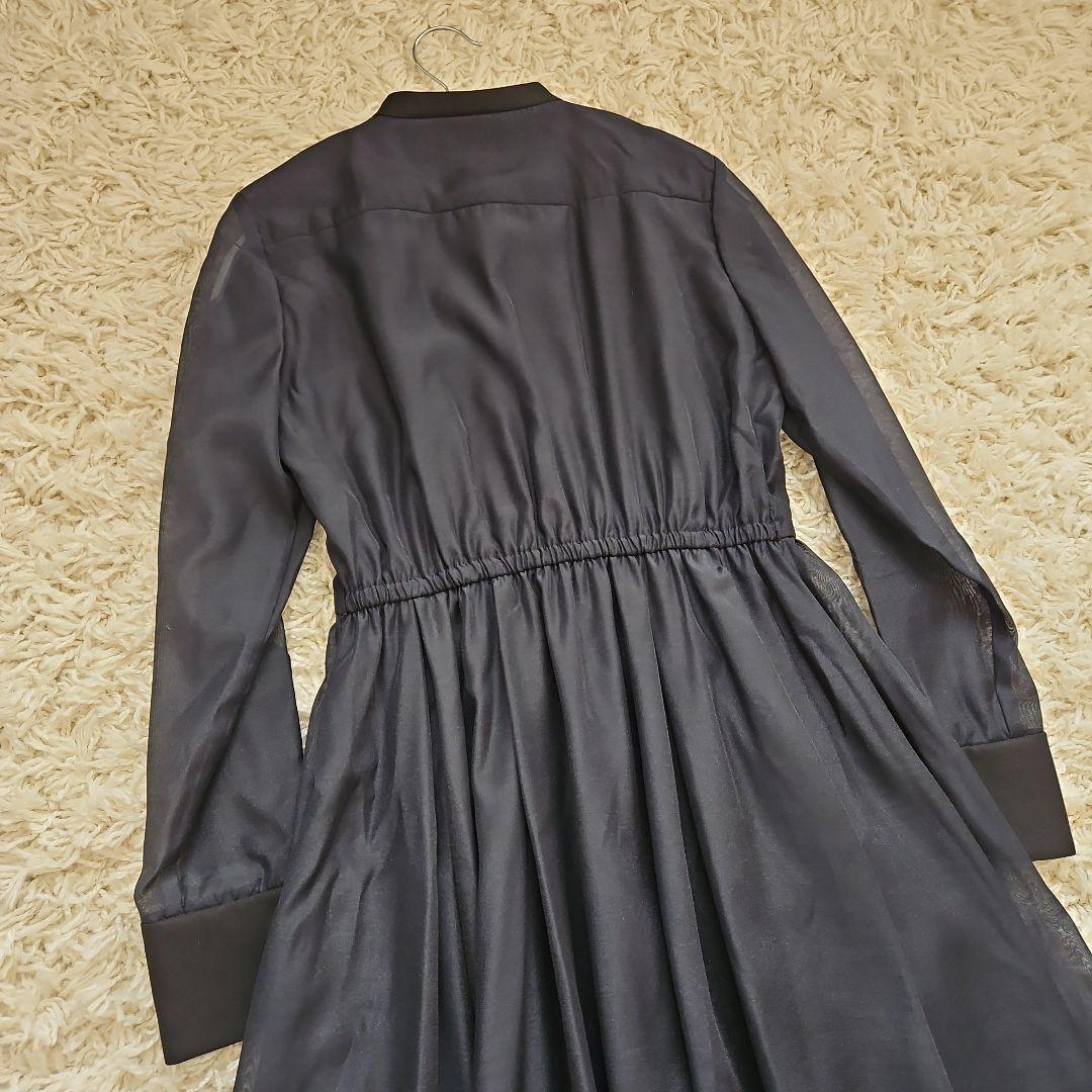 anuans シアードッキングピンタックブザムワンピース