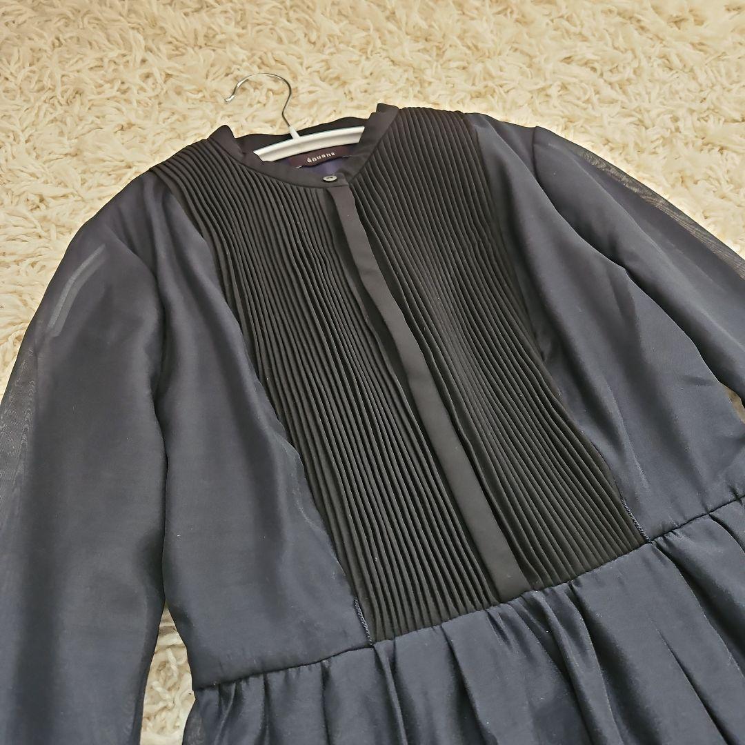 anuans シアードッキングピンタックブザムワンピース