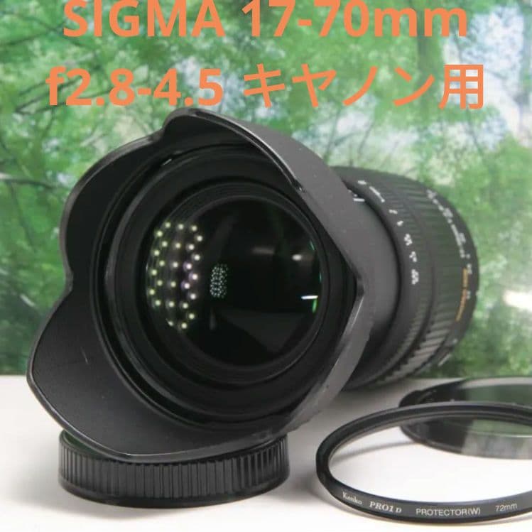 ❤️大評判神レンズ♪SIGMA 17-70mm f2.8-4.5 キヤノン用❤️