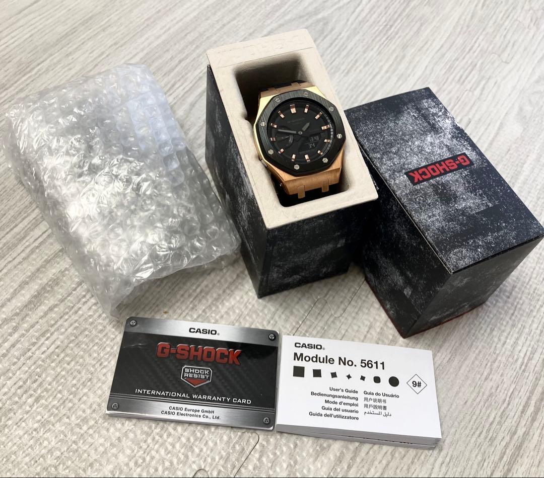 G-shock Ga2100-1A1 カシオーク カスタマイズ