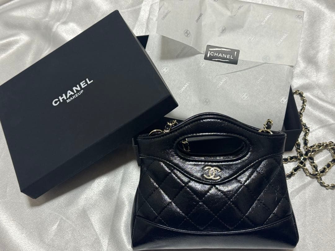 ナ*ト様 CHANEL MAKEUP キルティング　ショルダー　ハンド　バッグ