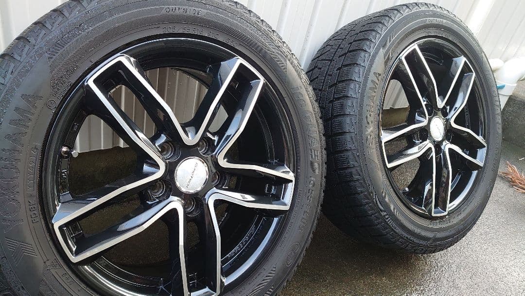 ユーロテック ガヤ5(ブラックポリッシュ) 205/55R16