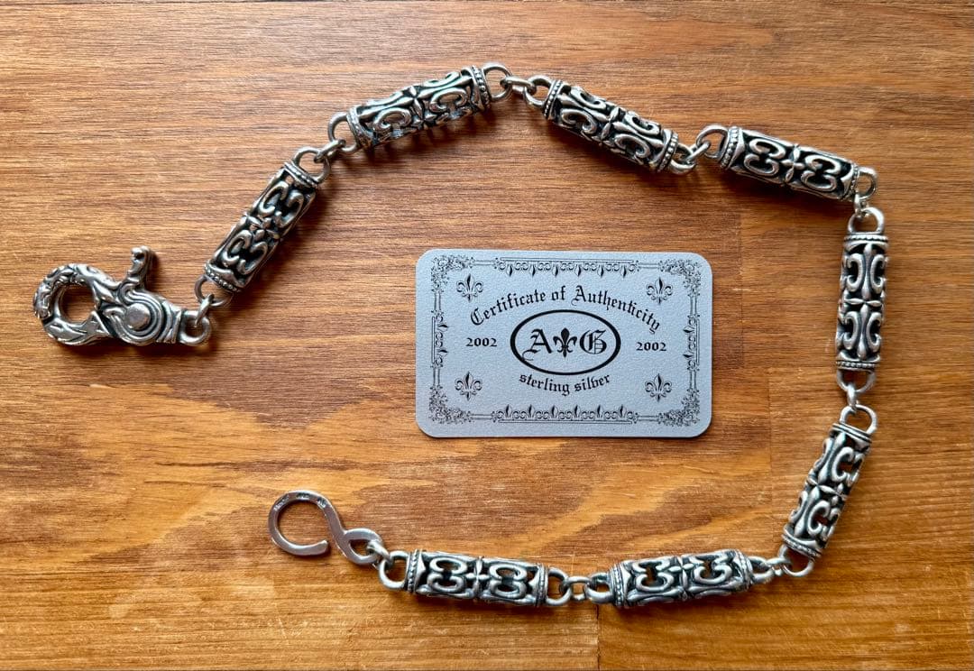 A&G シルバー925 ウォレットチェーン