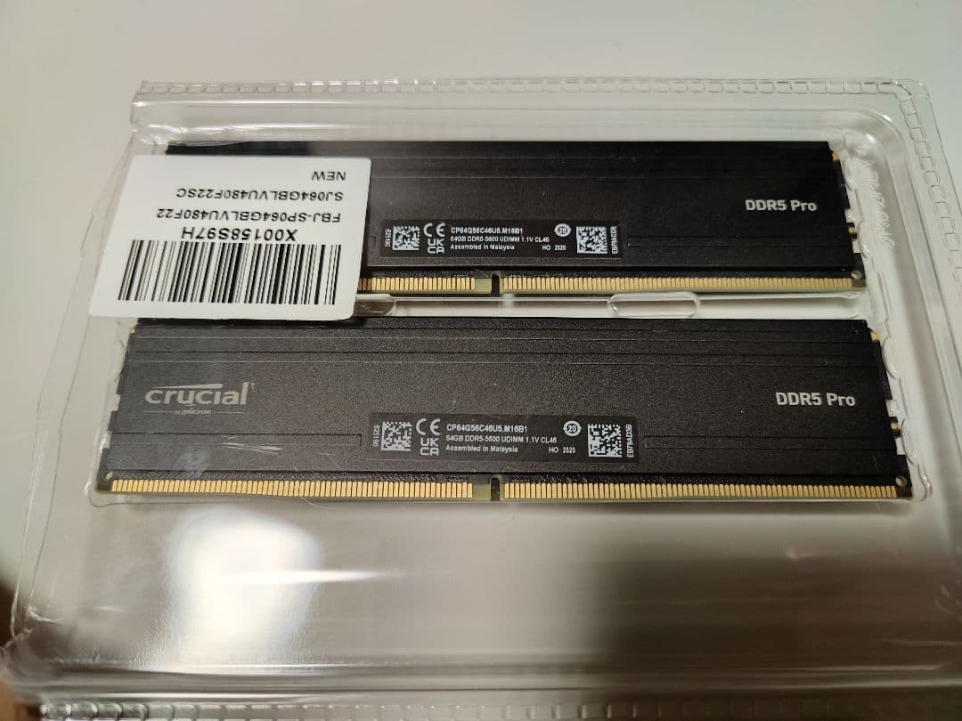 PCメモリ DDR5 64GBx2 128GB CP2K64G56C46U5