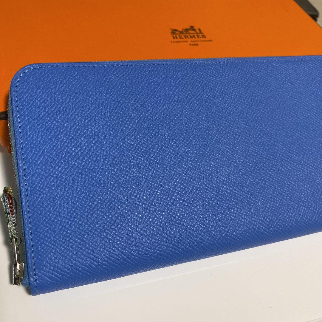エルメス アザップ シルクイン 未使用 長財布 旧ファスナー 希少モデル