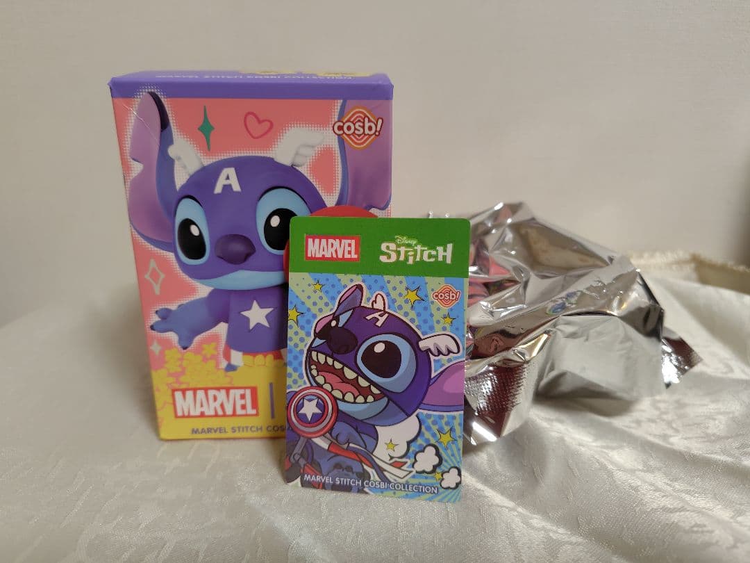 cosbi スティッチ マーベル フィギュア シークレット キャプテンアメリカ