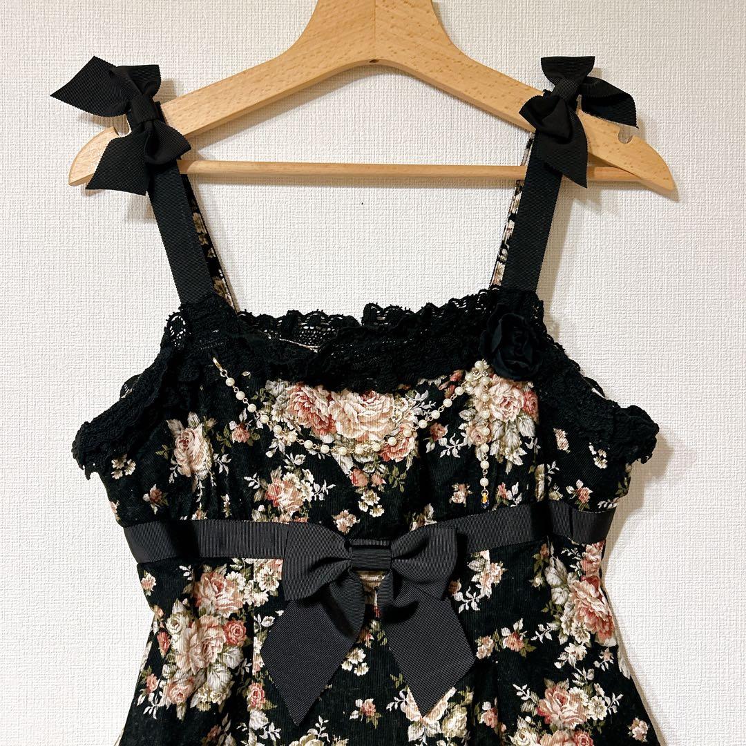 ALICE and the PIRATES 花柄　ジャンパースカート ワンピース