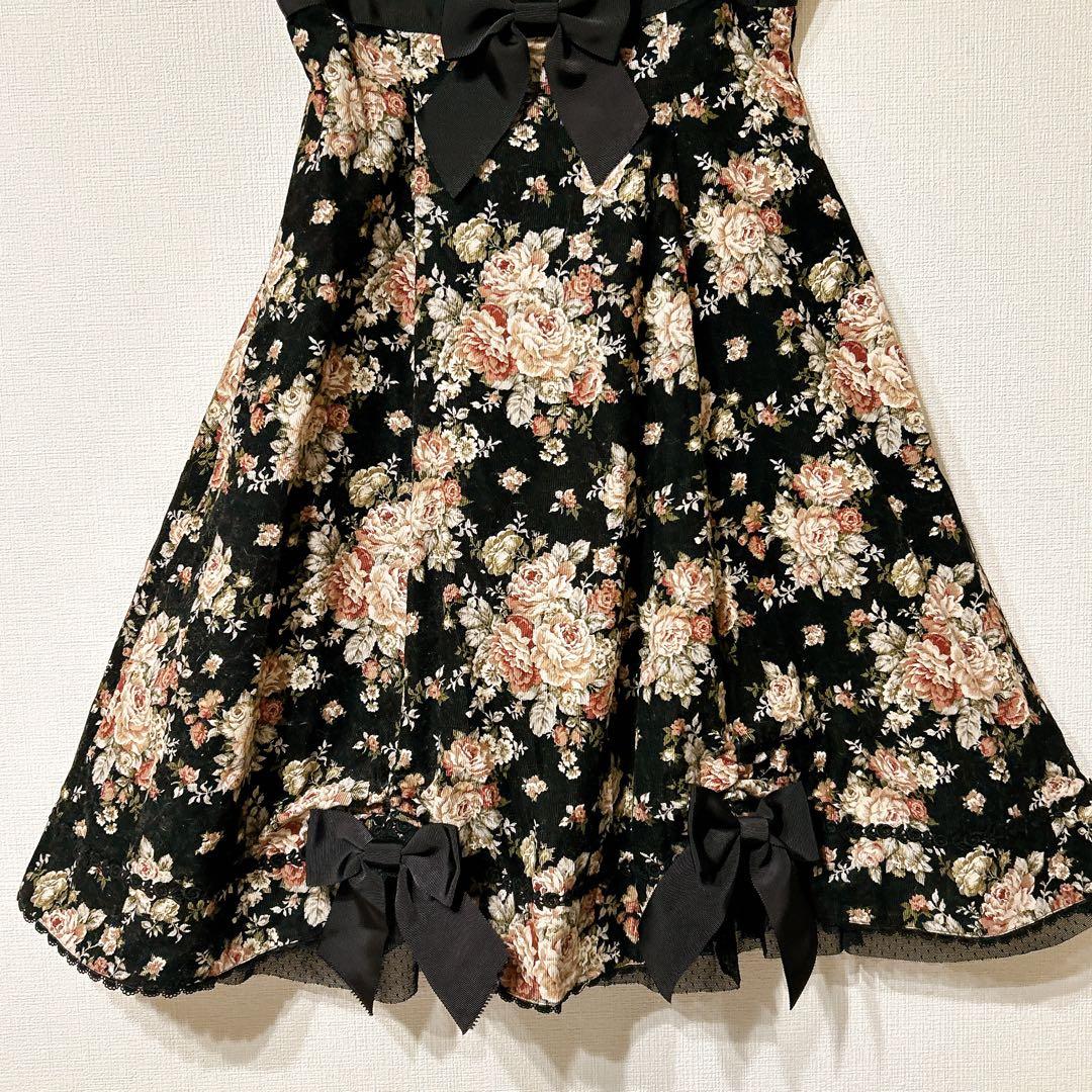 ALICE and the PIRATES 花柄　ジャンパースカート ワンピース