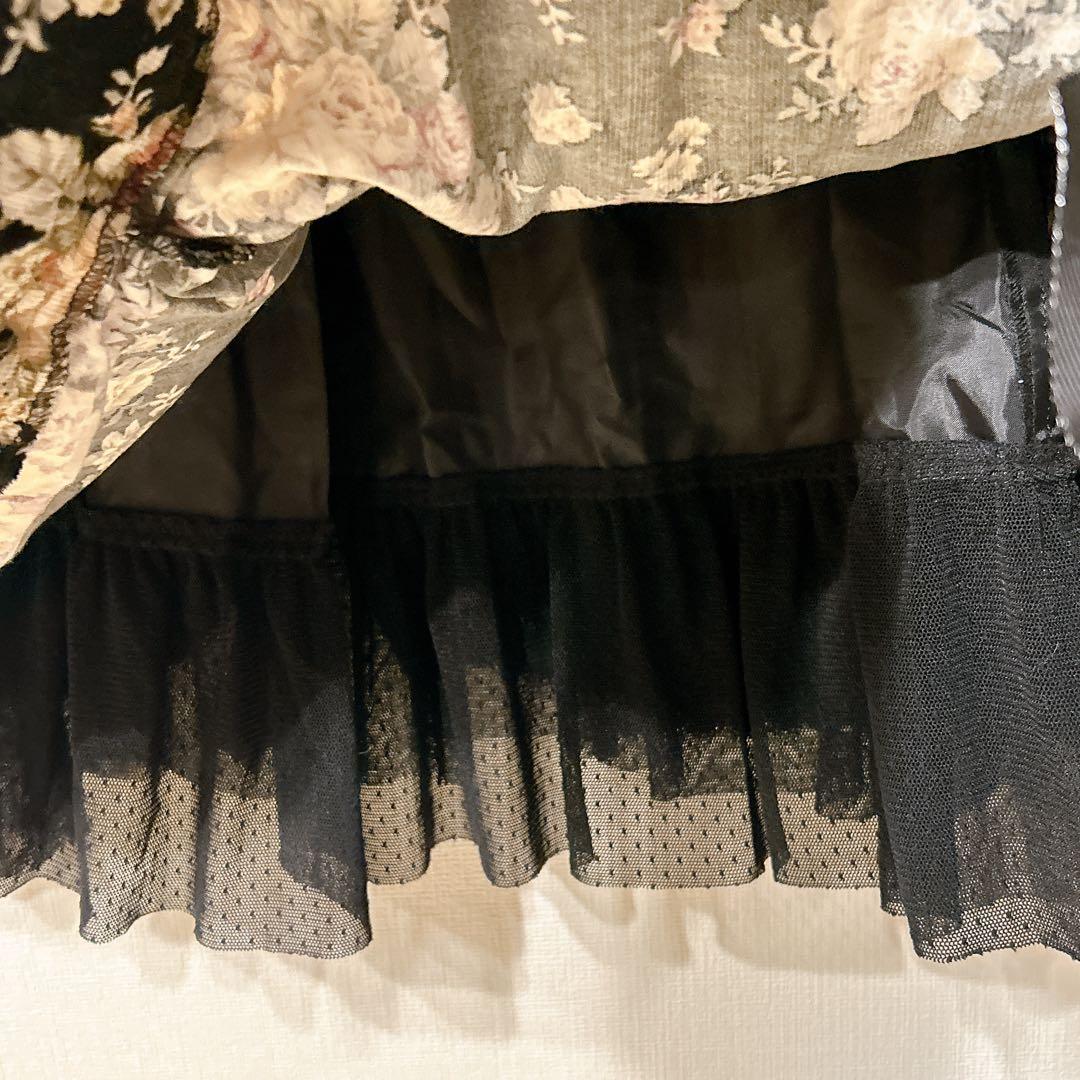 ALICE and the PIRATES 花柄　ジャンパースカート ワンピース