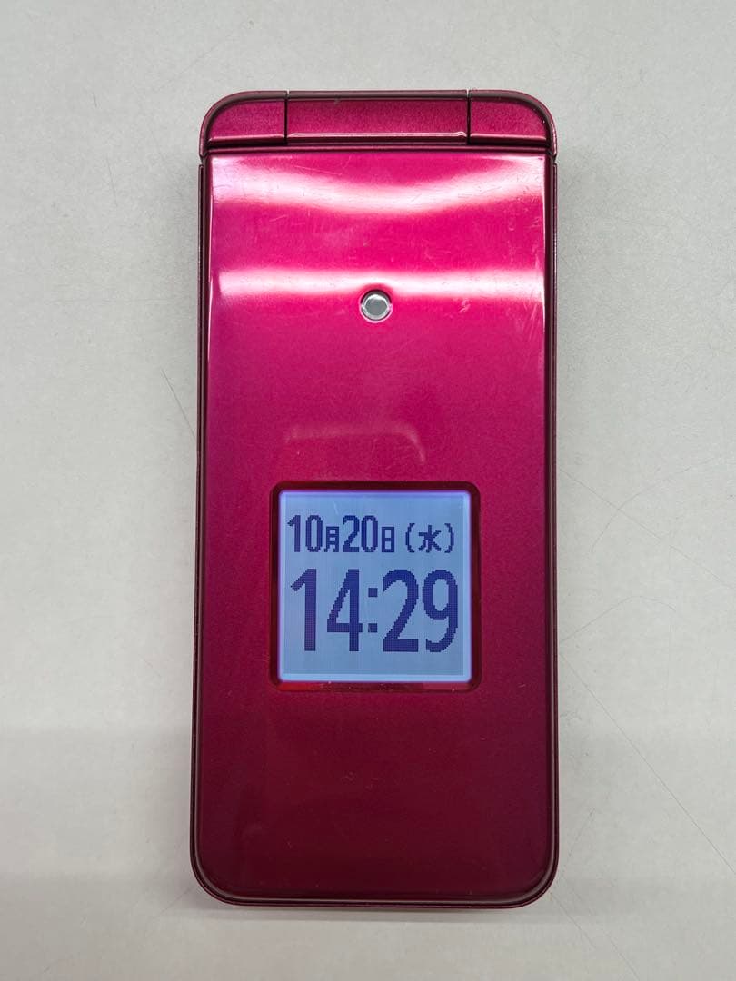 W6A625◆ かんたんケータイ ライト SIM解除済み KYF43 携帯電話