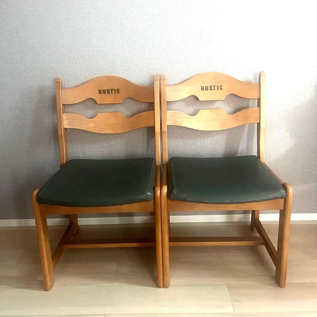 カリモク家具 karimoku ルスティックダイニングチェア2脚
