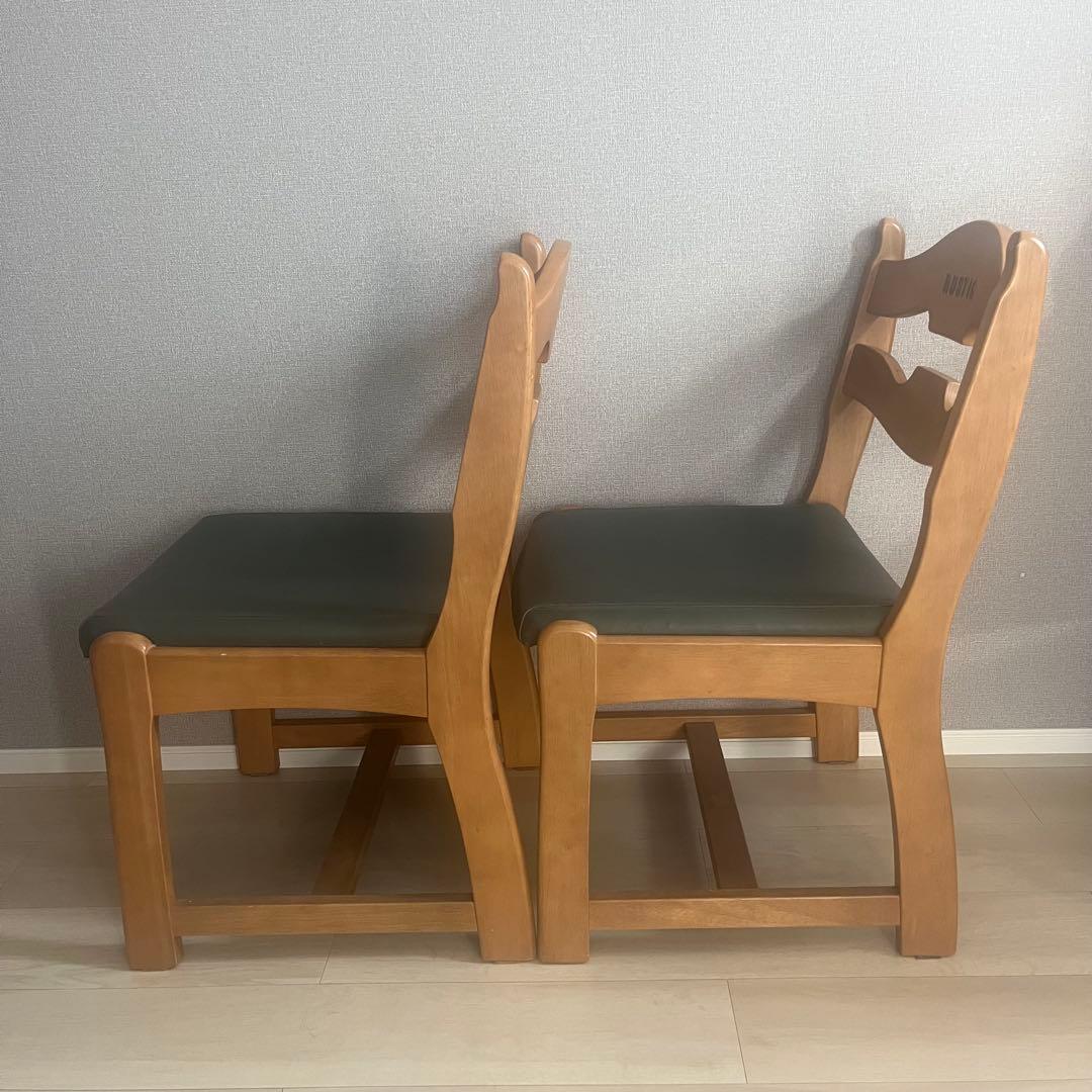 カリモク家具 karimoku ルスティックダイニングチェア2脚