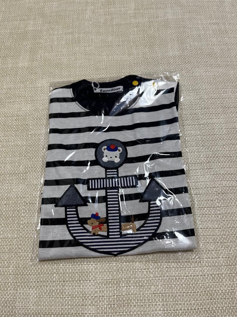 新品未開封 familiar ボーダー 半袖Tシャツ