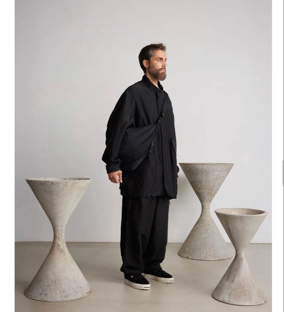 Graphpaper Back Satin 黒 モッズコート　サイズ2