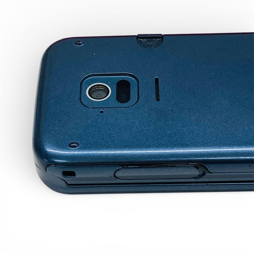 【動作確認済】docomo らくらくホン F-01M ネイビー 本体 判定〇