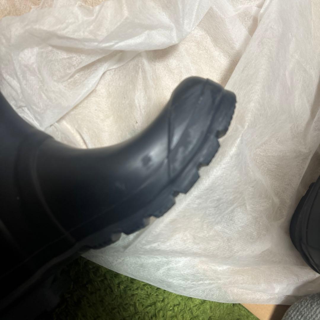 HUNTER ブラック ロングブーツ バックル付き 38 箱付き