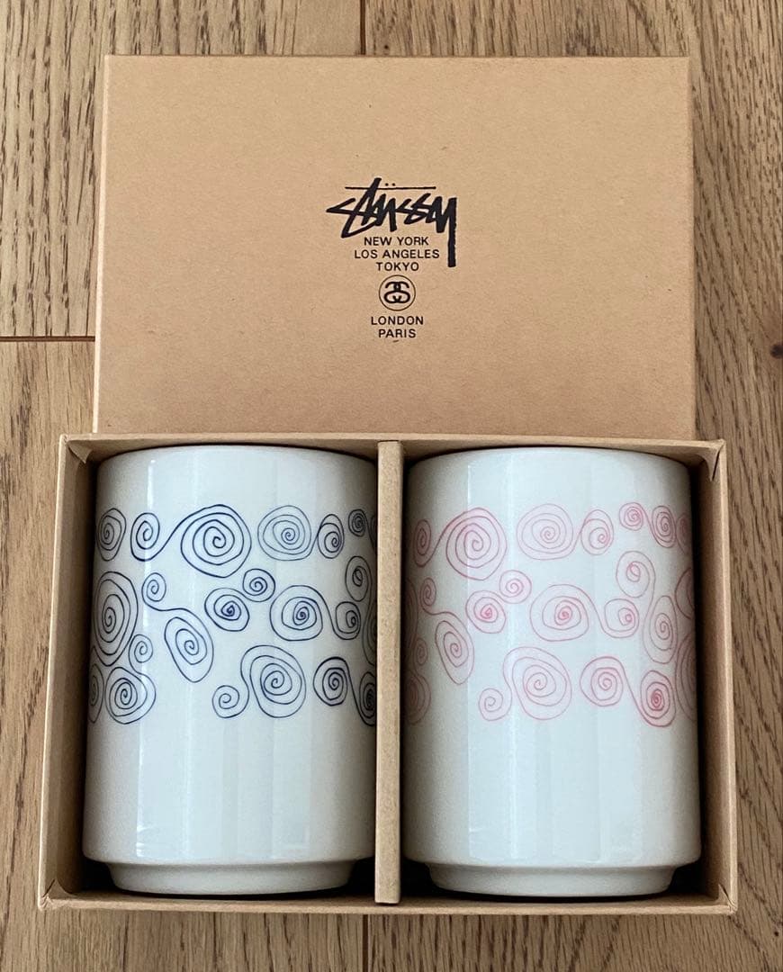 STUSSYステューシー 湯呑み 陶器 ペアセット