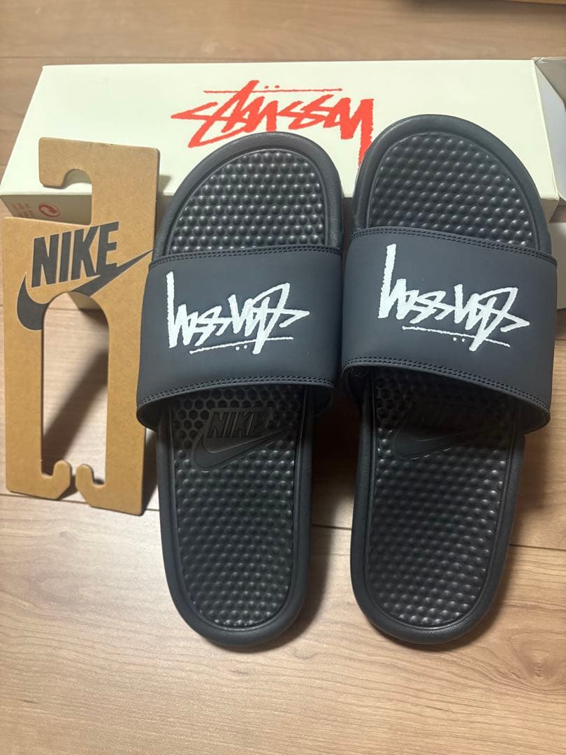 Nike Stussy コラボ サンダル ブラック
