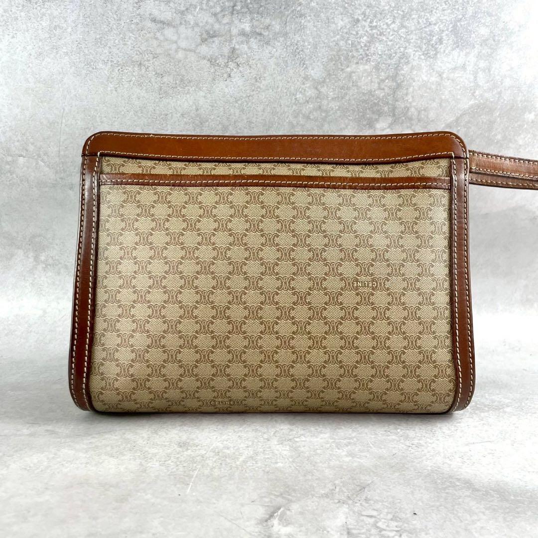 入手困難 美品 セリーヌ トリオンフ クラッチバッグ セカンドバッグ PVC