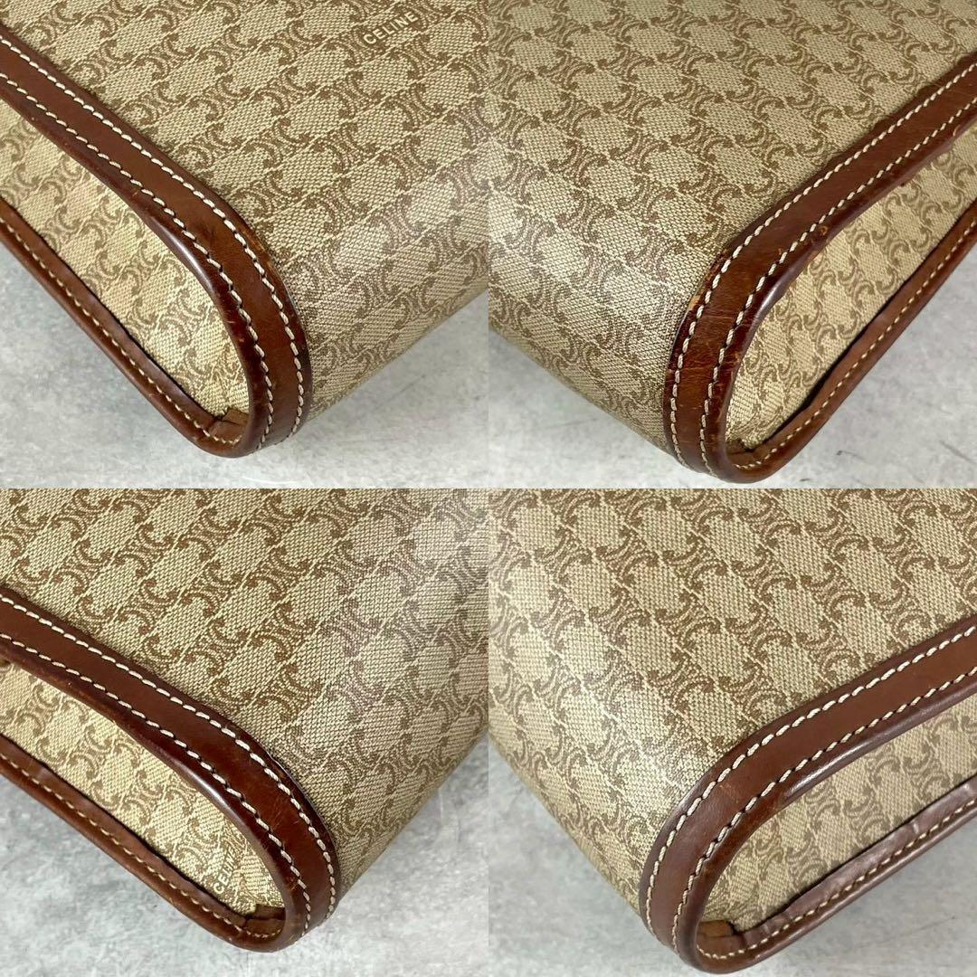 入手困難 美品 セリーヌ トリオンフ クラッチバッグ セカンドバッグ PVC