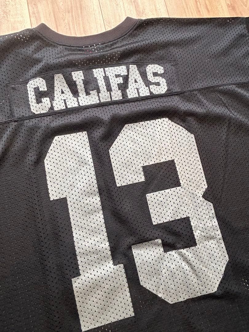 CALIFAS 13 ブラック　フットボールシャツ