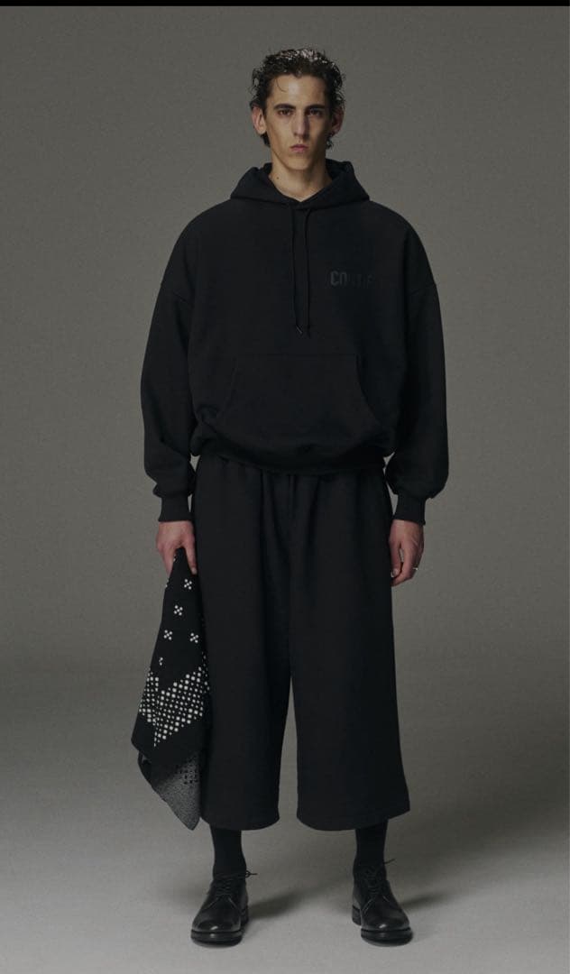 cootie スウェット　パンツ　クーティーS シンカットPANTSブラック