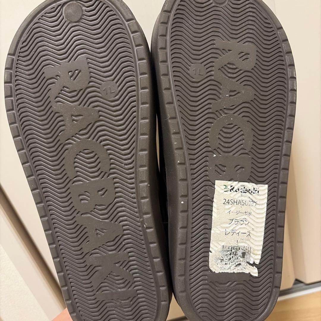 racbaki イージーサボ　ブラウンLサイズ