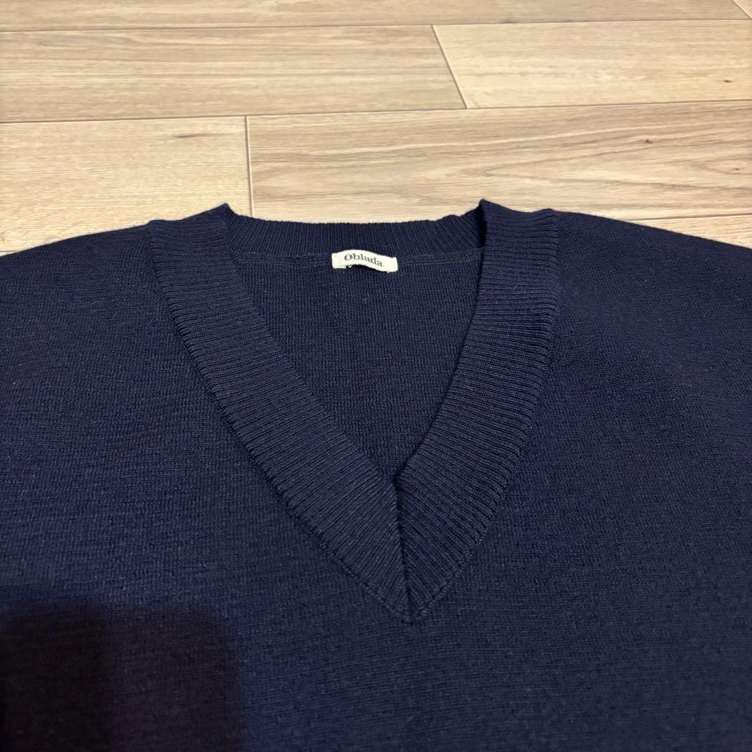シンチ　オブラダ　ニットベスト ネイビー