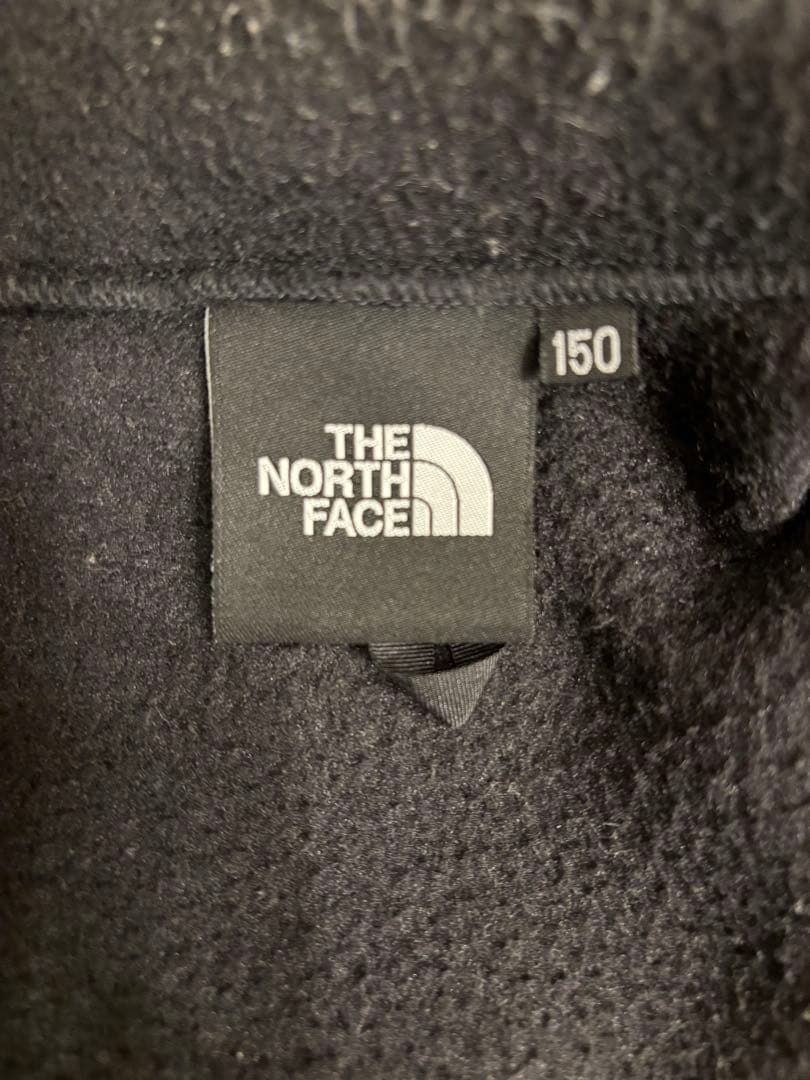 The North Face キッズ　黒 フード付きジャケット(フリース付)