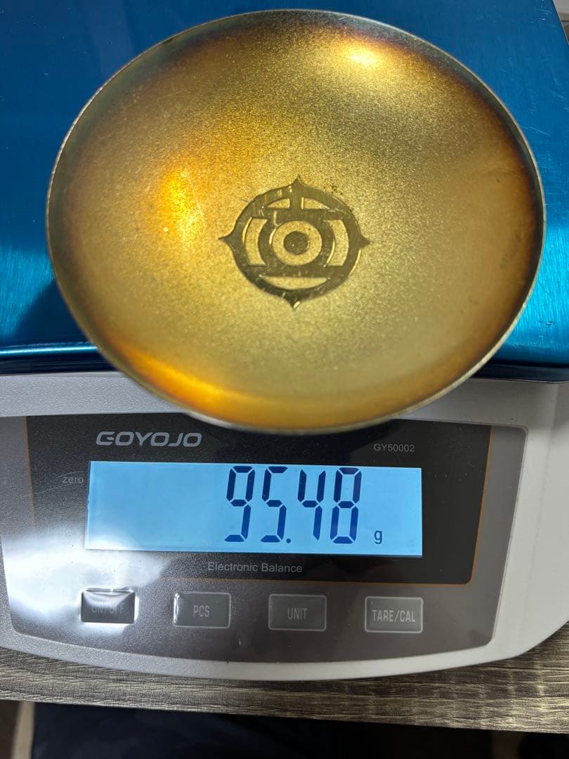 純銀製盃95.4g！66.6g純銀刻印有り！鋳つぶし用に！
