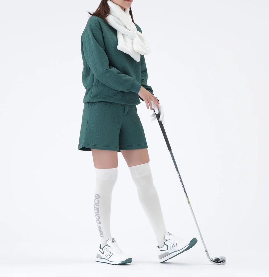 ニューバランスゴルフ テクスチャー モックネック プルオーバー【上下セット売り】