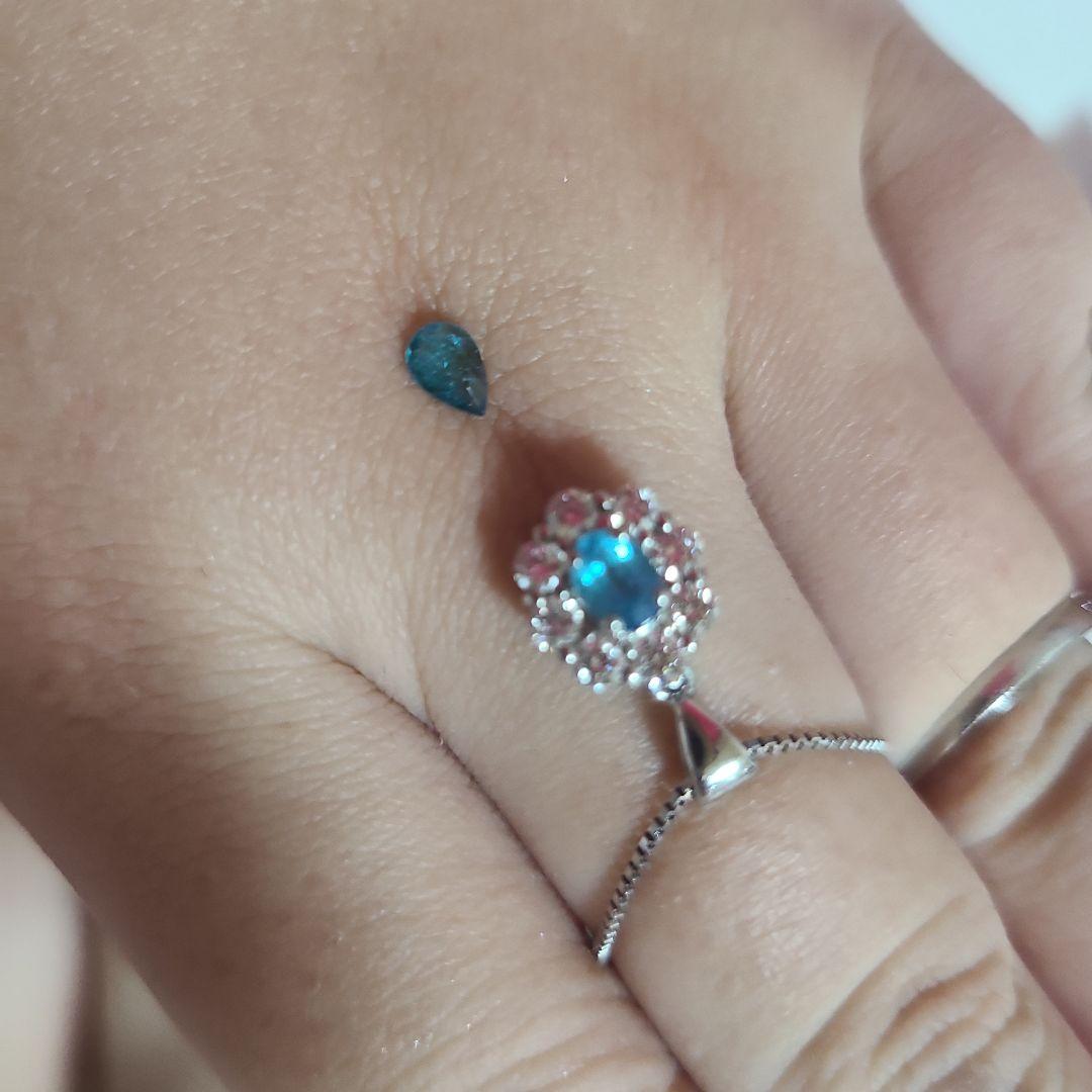 パライバトルマリン　非加熱　ルース　0.211ct　エイトリータ