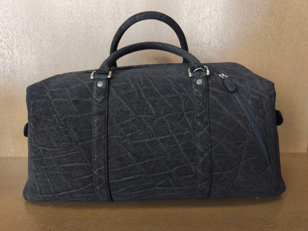 エレファントレザー/像革　ボストンバッグ