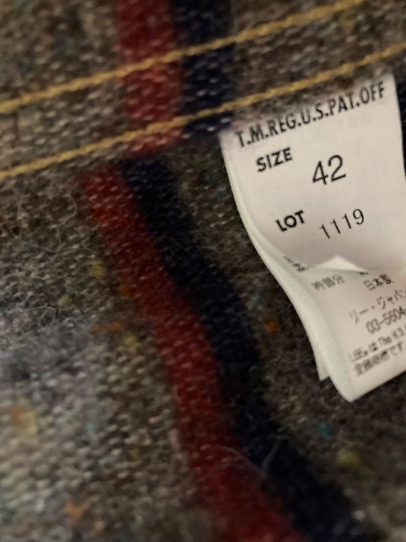 m*i様 Leeアーカイブス STORM RIDER 101-LJ 復刻 42サ