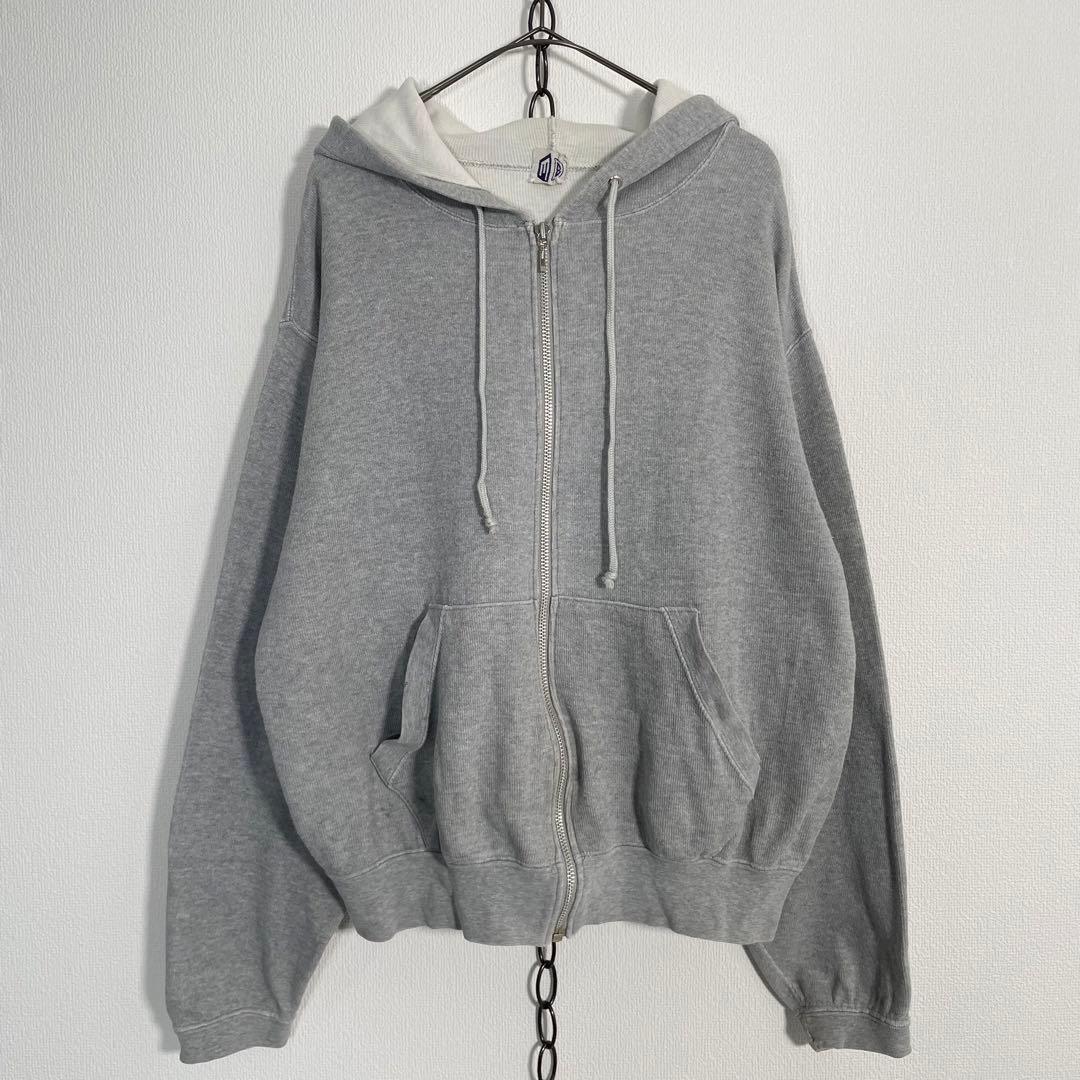 日本製 超希少 80sヴィンテージ 初期 MENS BIGI 短丈ジップパーカー