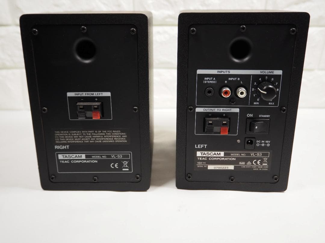 TEAC TASCAM デスクトップ 2ウェイパワードスタジオモニタースピーカー