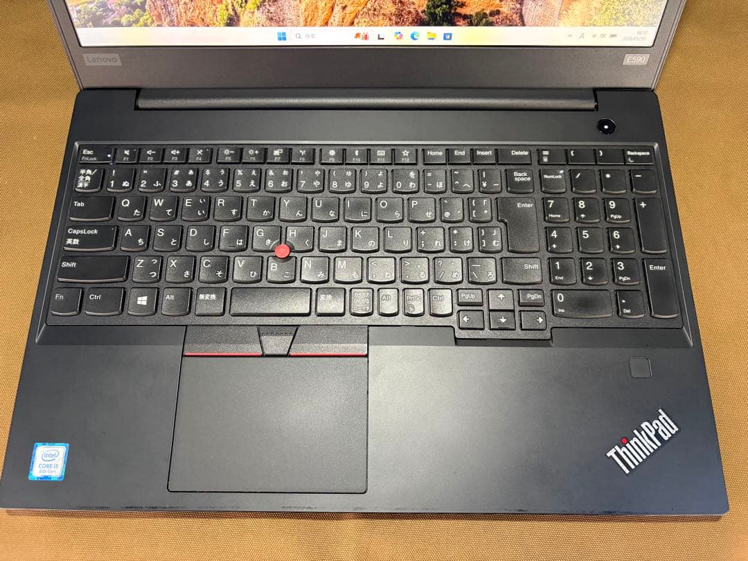ThinkPad e590 第8世代 i5 メモリ8GB SSD256GB