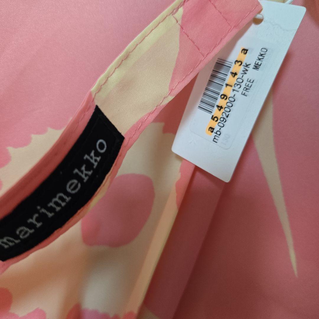 新品　marimekko Unikko　長傘　ピンク　花柄　タグ付き　マリメッコ