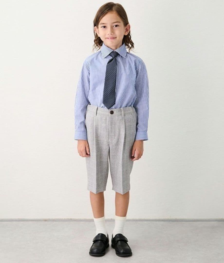 【新品未使用】プティマイン　男の子フォーマル　5点セット　グレー