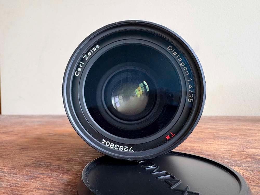 コンタックスTレンズ　ディスタゴン３５ミリ F１.４　希少　美品