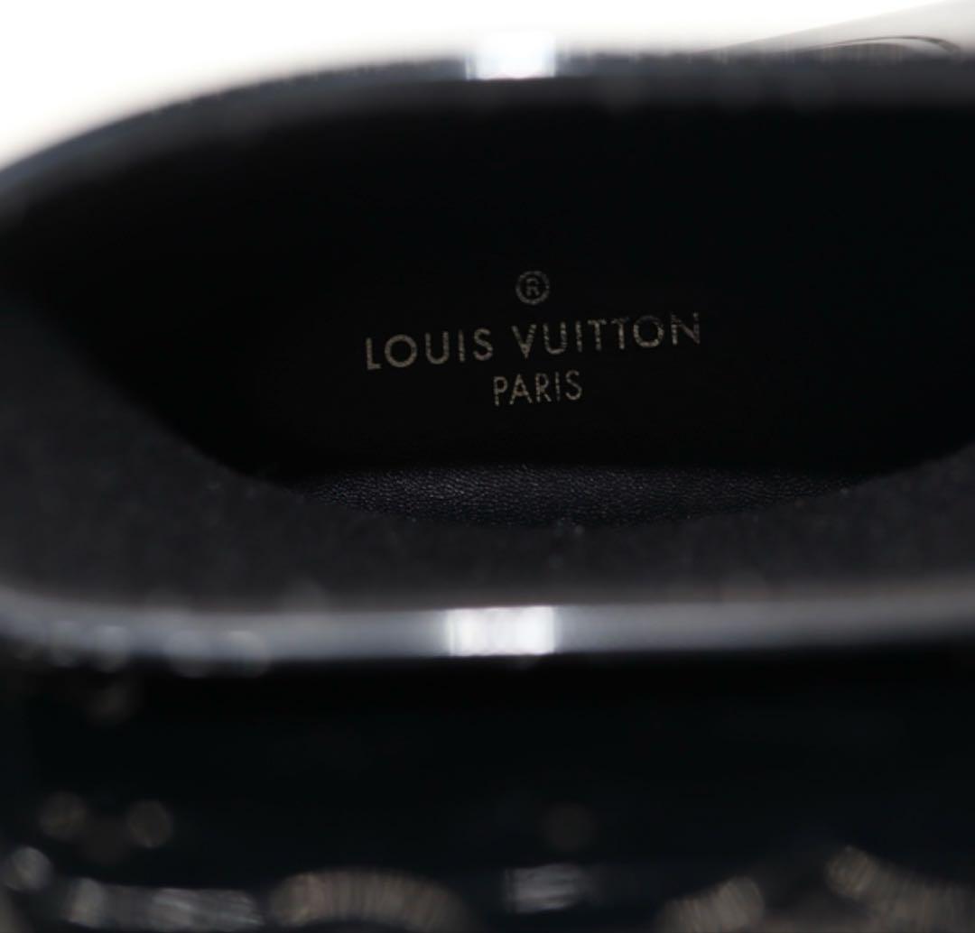 ルイヴィトン ドロップス ライン ラバー モノグラム ショートレインシューズ35