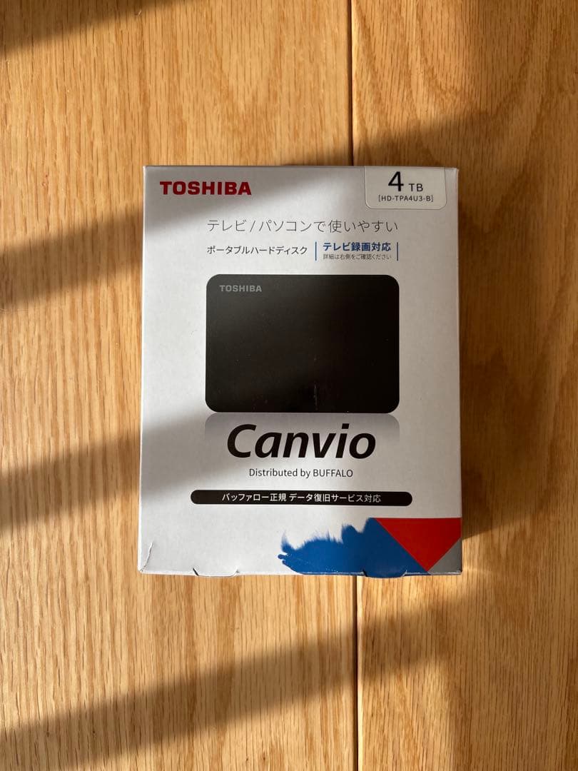 TOSHIBA Canvio 4TB 外付けハードディスク