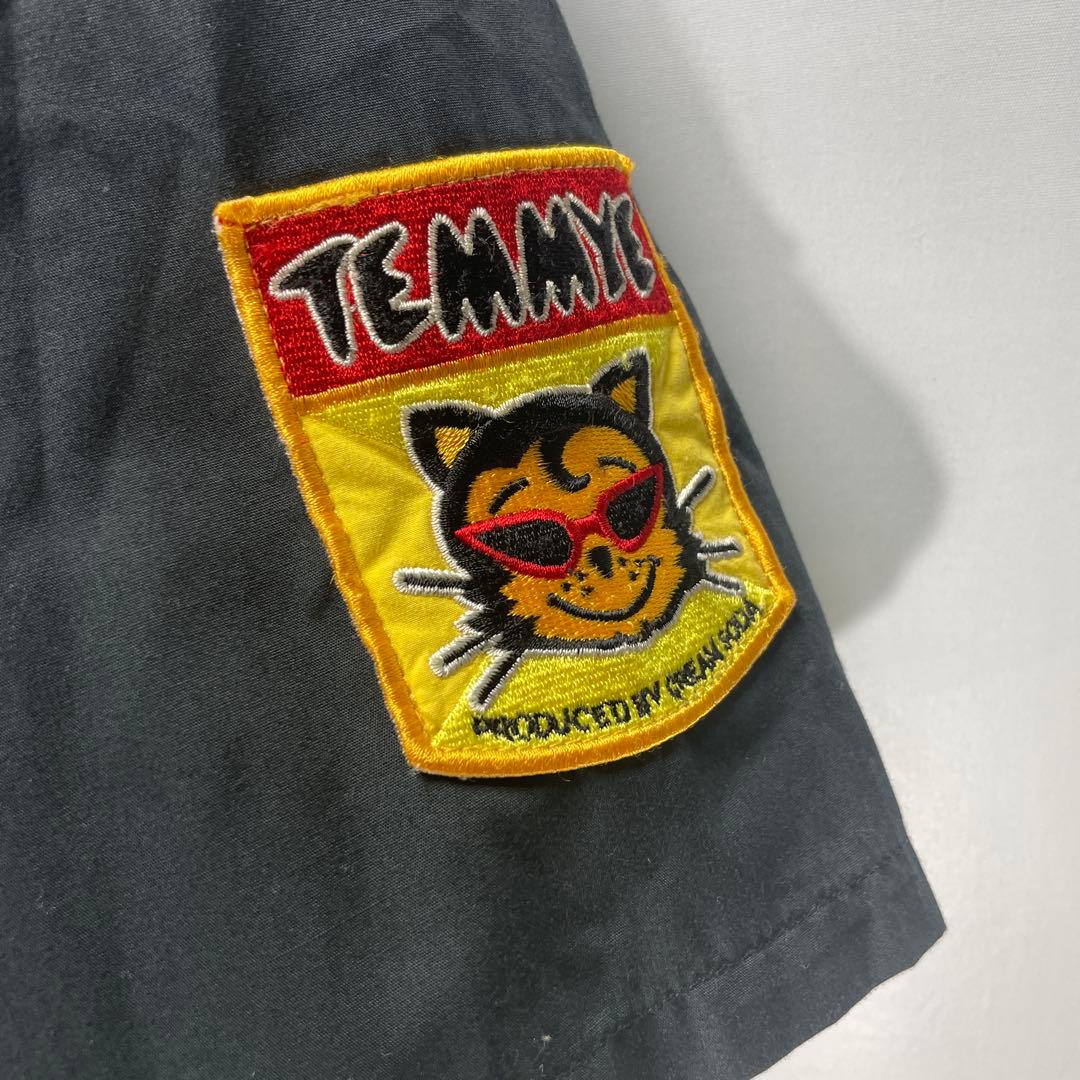 クリームソーダ　TEMMYE ティミー　刺繍　半袖　ボーリングシャツ　サイズM