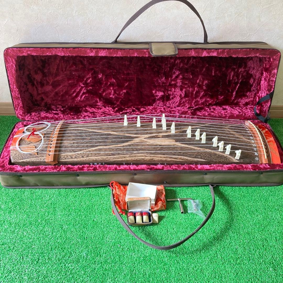 ゼンオン 文化琴 13弦 和楽器 ケース付き　②