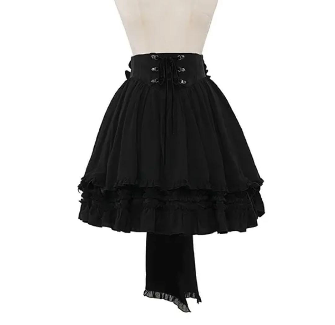 【新品未使用】星箱Works 晩課のドレス スカート 黒